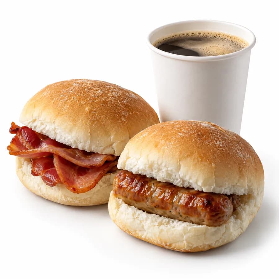Greggs Double Roll Deal — price and calories
