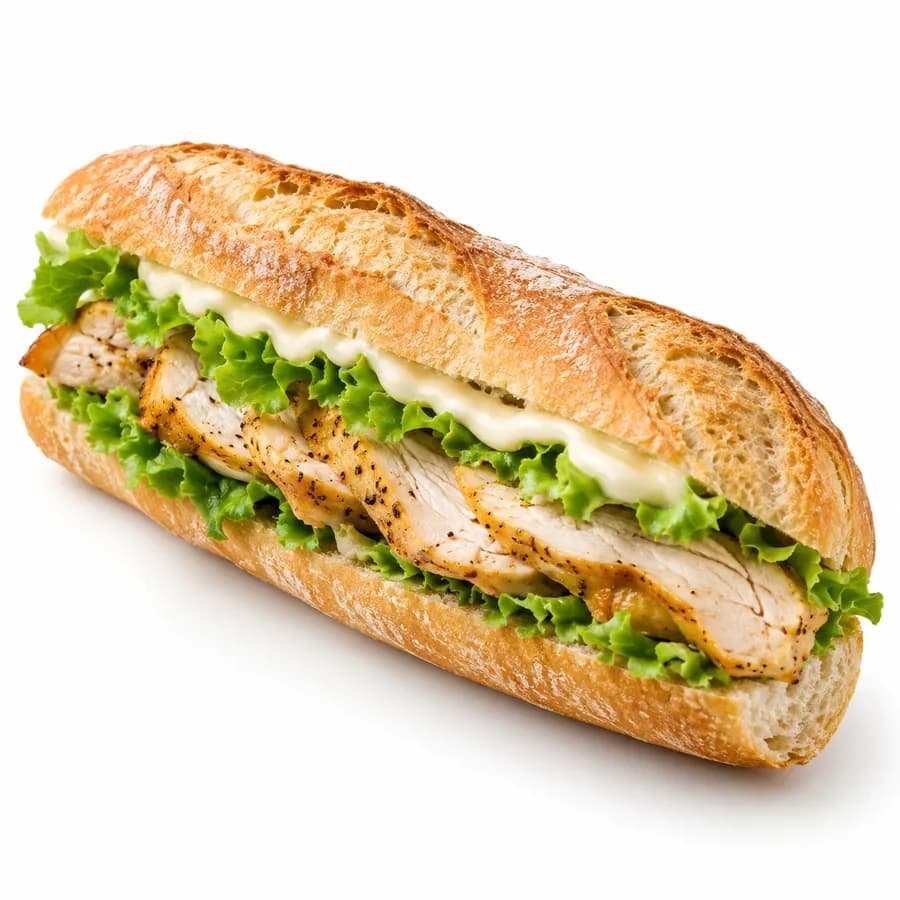 Roast Chicken Mayonnaise Baguette